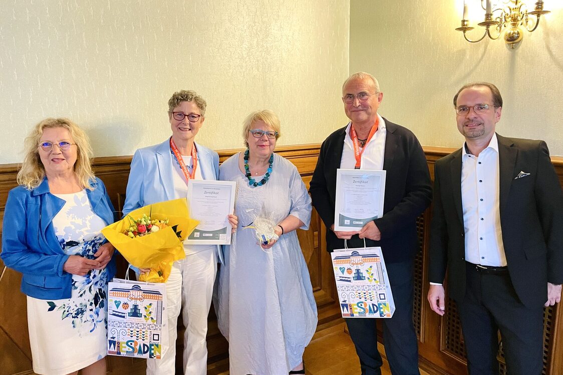 Zertifikatsübergabe neue Gästeführer