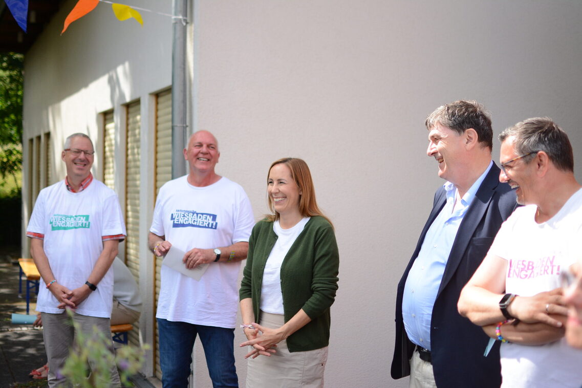 Landtagspräsidentin Astrid Wallmann auf dem Sommerfest der Behindertenseelsorge