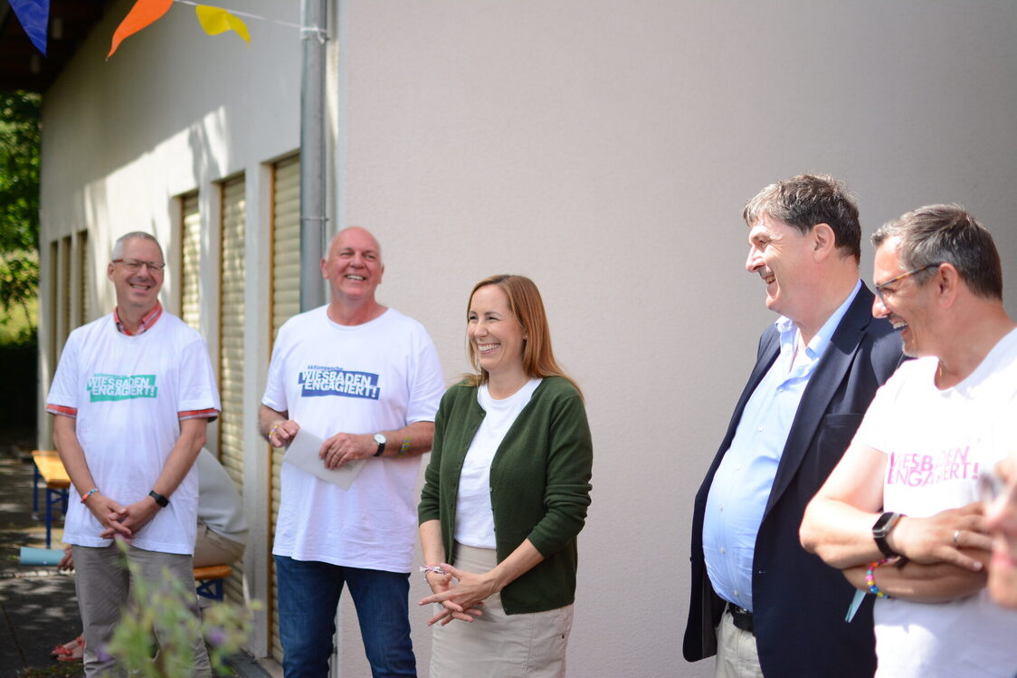 Landtagspräsidentin Astrid Wallmann auf dem Sommerfest der Behindertenseelsorge