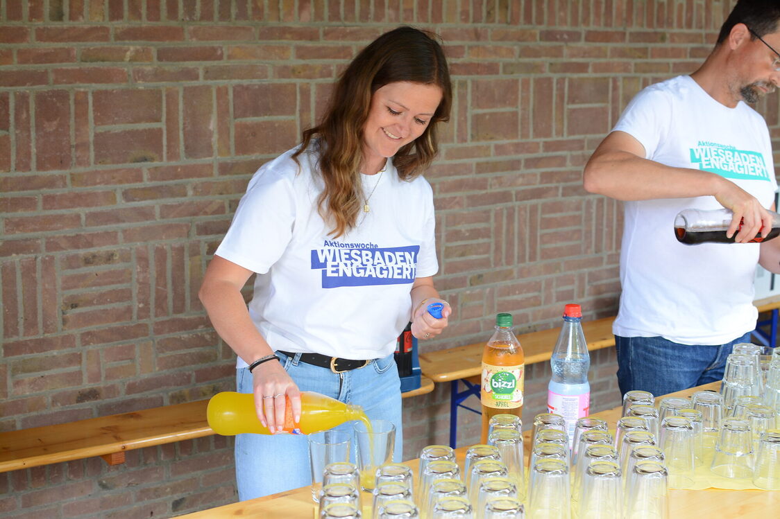 Mitarbeitende der WICM beim Sommerfest der Behindertenseelsorge