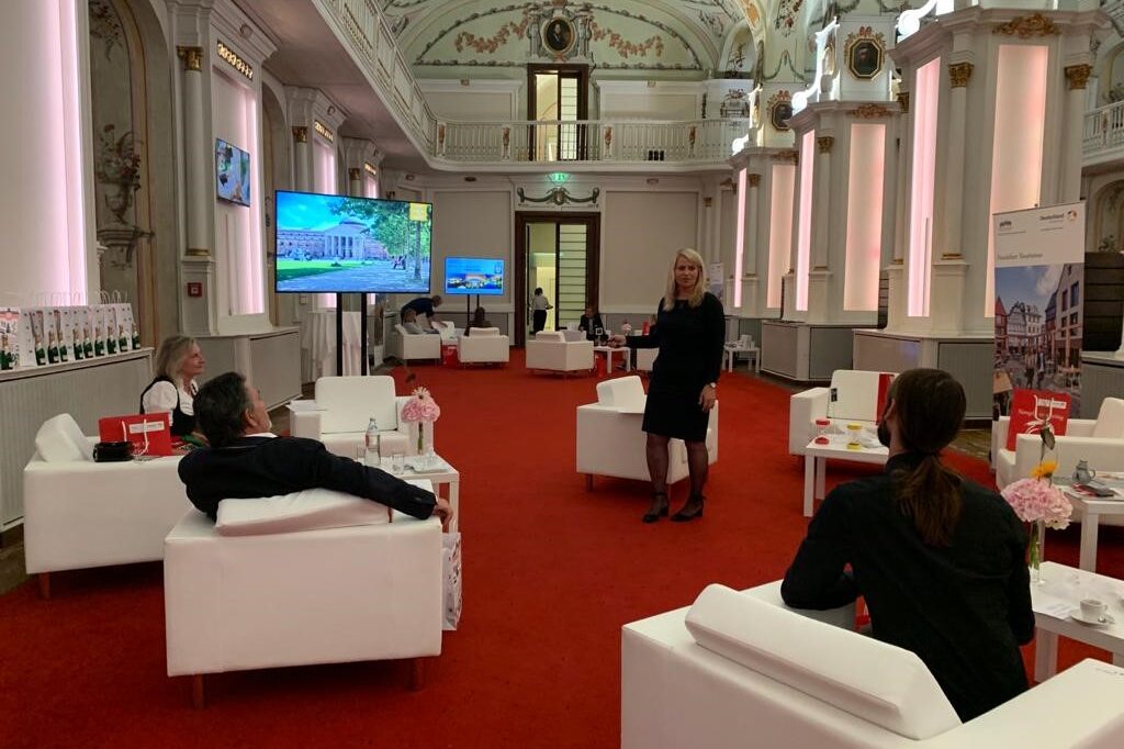Wiesbaden präsentiert sich auf dem DZT Workshop in Graz, Österreich, im September 2020